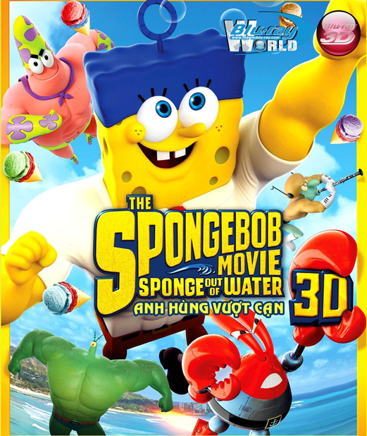 D251. The SpongeBob Movie: Sponge Out of Water - SpongeBob: Anh Hùng Vượt Cạn (DTS-HD MA 5.1) 3D25G